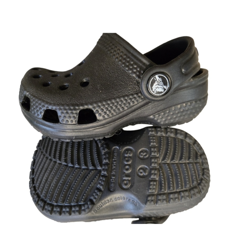Black Baby Crocs
